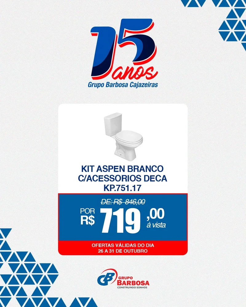 Kit Aspen Branco c/ Acessórios KP.751.17