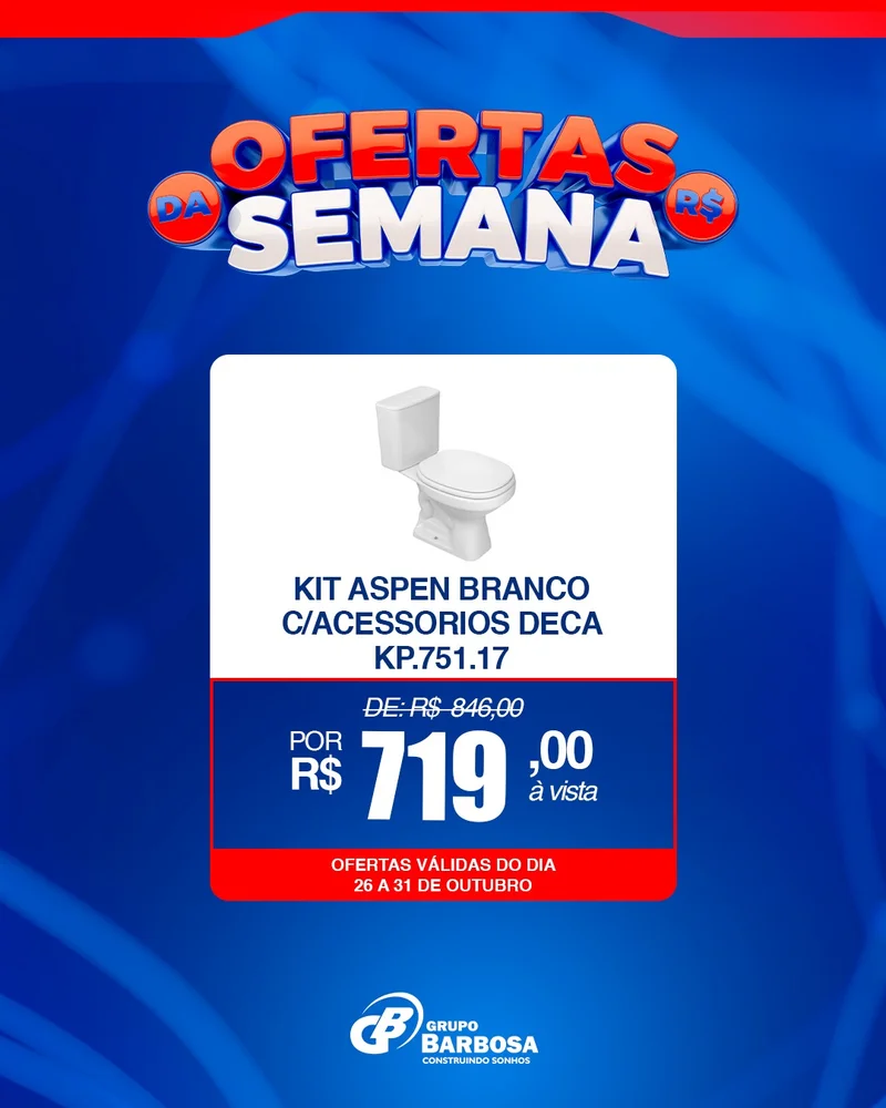 Kit Aspen Branco c/ Acessórios KP.751.17